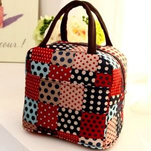Super Cute Lunch Bag/Tote NWOT~~Polka Dots